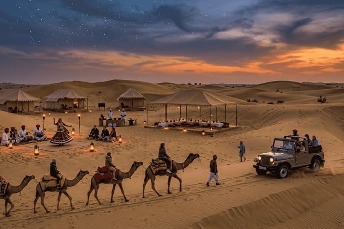 Jaipur: 3 Tage Jaisalmer & Jaipur Sightseeing Tour & Flug