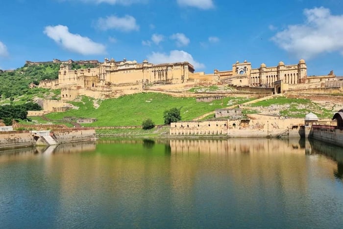 Jaipur: Tour guiado ao Forte Amber e ingresso
