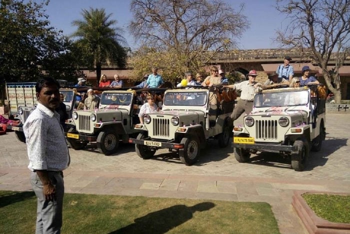 Jaipur : Fort d'Amber, Fort de Nahargarh, Fort de Jaigarh, Safari en Jeep