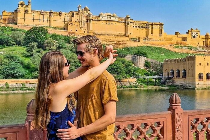Jaipur: privé sightseeing tour met gids en verborgen pareltjes