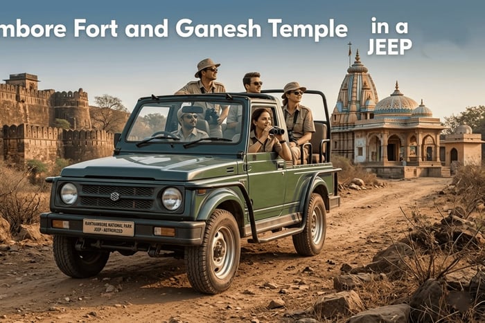 Ranthambore Fort & Ganesh Temple Jeep Tour with Hotel Pickup