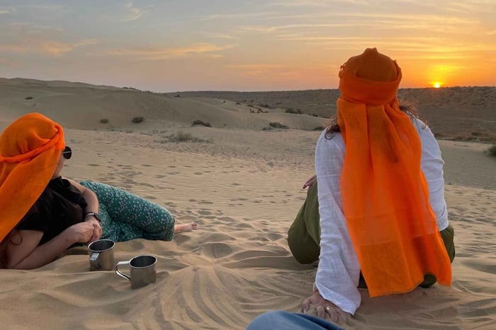 Thar Desert: Camel Ride, Sunset, and Dinner with Stargazing