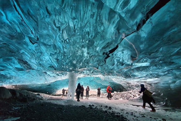 Fra Reykjavik: 2-dages sydkysttur med blå isgrotte