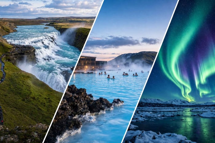 From Reykjavik: Golden Circle, Blue Lagoon & Northern Lights