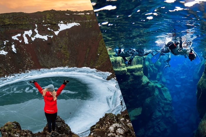 From Reykjavík: Golden Circle Tour with Silfra Snorkeling