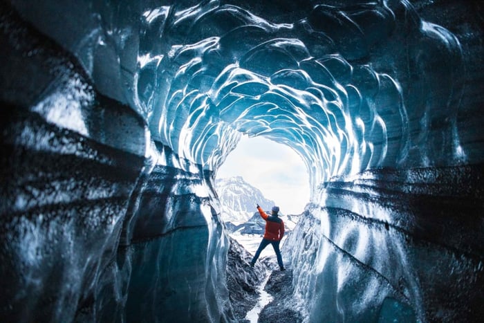 Fra Reykjavík: Katla isgrotte og tur på sydkysten
