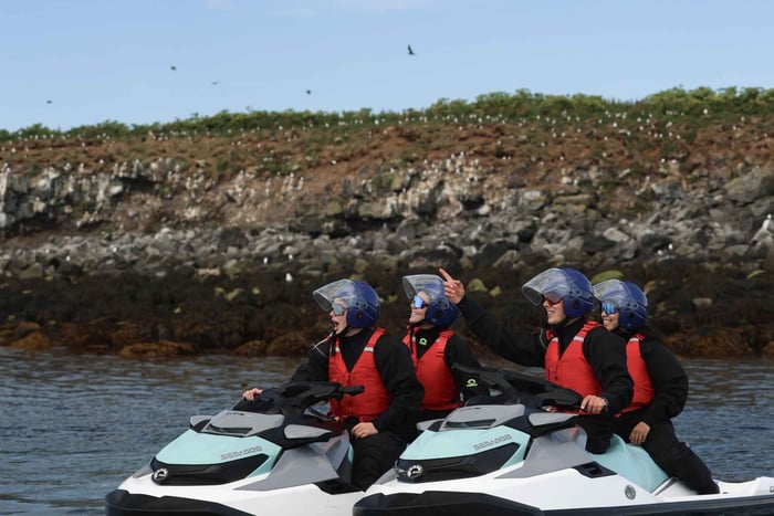 Guided Puffin Island Jet Ski Tour