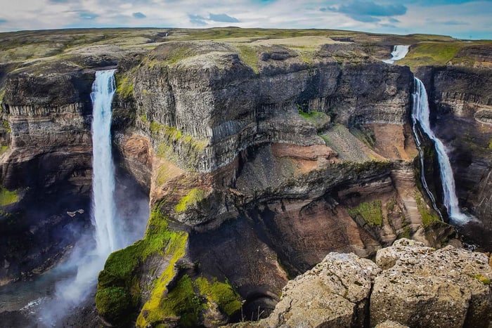 Háifoss Waterfall and Stranger Things tour