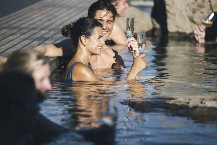 Hvammsvik Hot Springs Private Round Transfer with Tickets