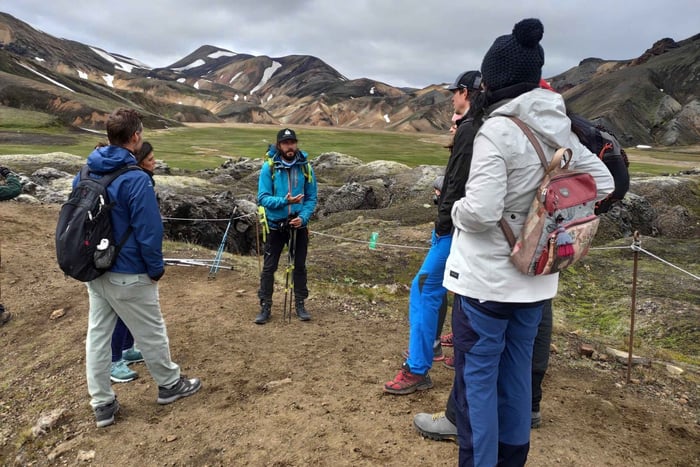 Landmannalaugar-Wanderung und heiße Quellen von Reykjavik & Hella