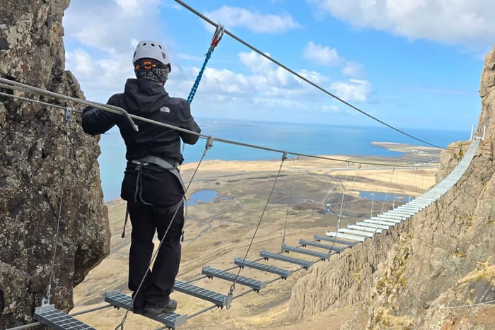 Mount Esja Via Ferrata Climbing Tour