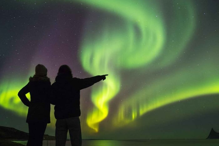 Northern Lights: Cozy Night Adventure with Hot Chocolate
