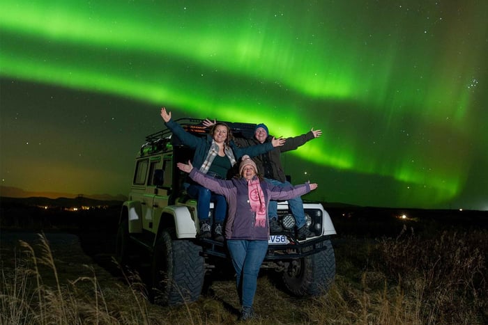 Búsqueda especial de la aurora boreal en Islandia con fotografía