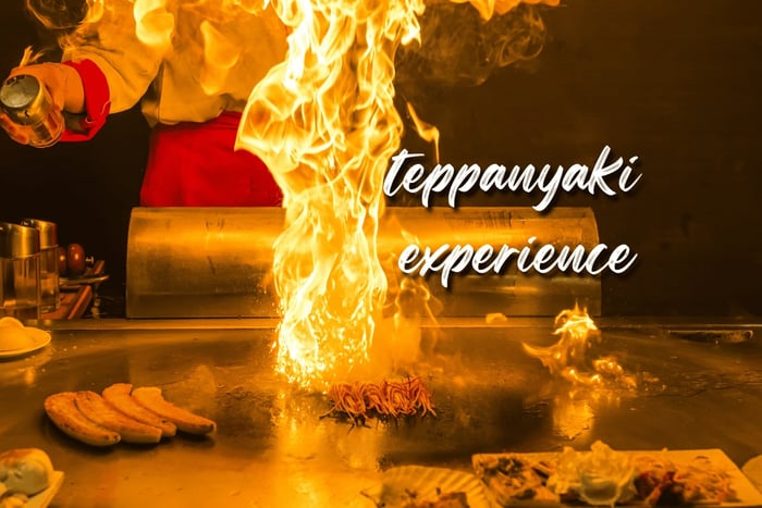 Reykjavík: Teppanyaki maistelumenu 7 ruokalajin tulishow'lla.