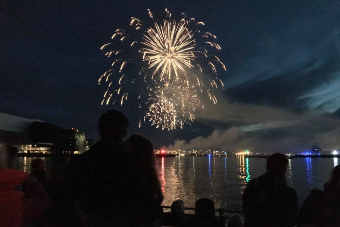 Reykjavik: Vuurwerkcruise oudejaarsavond