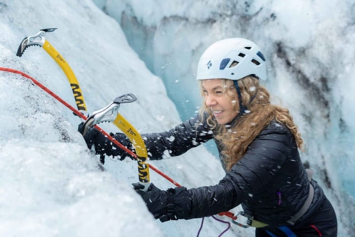 Reykjavik/Sólheimajökull: Caminhada no Glaciar e Escalada no Gelo