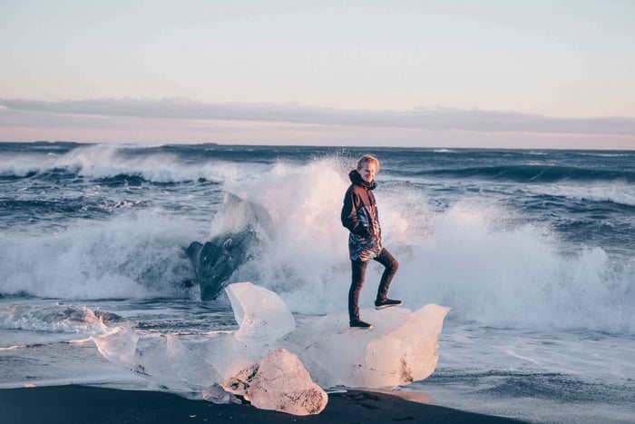 Jokulsarlon-gletsjerlagune en Diamond Beach-tour