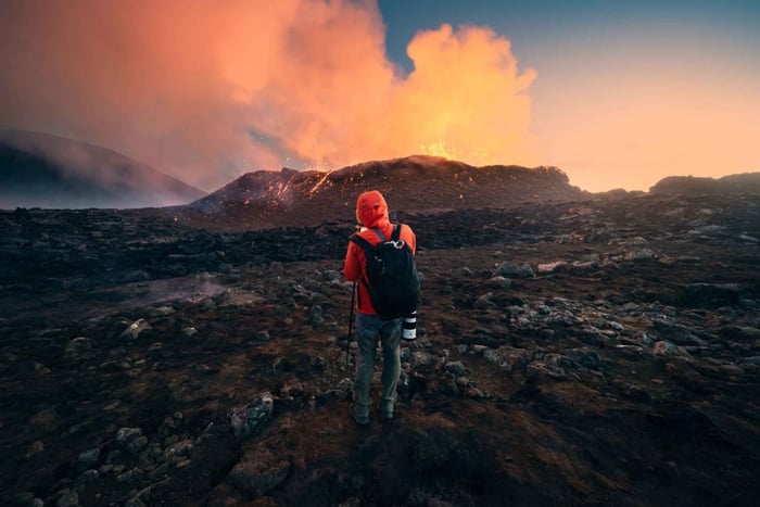 Guidad tur till vulkanen och Reykjanes Geopark