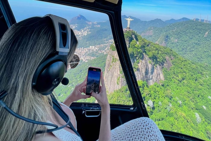 Rio: 30-minutowy lot nad Chrystusem Odkupicielem + opcja transferu z hotelu