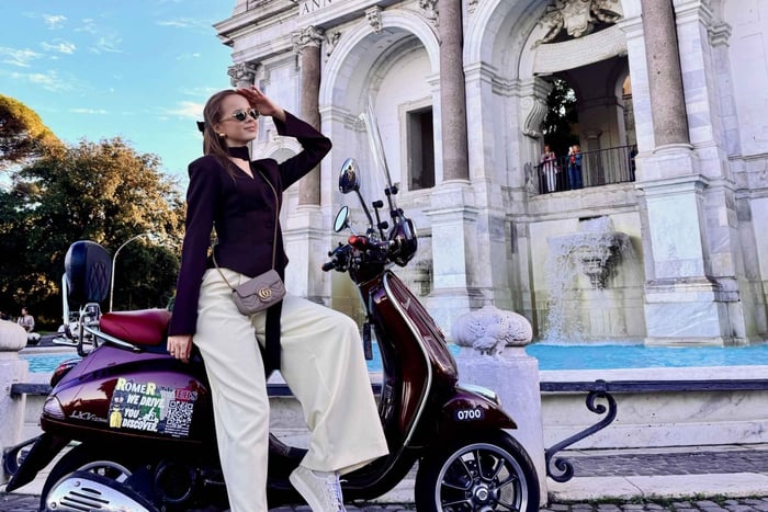 Рим: часовая поездка на Vespa с местным водителем