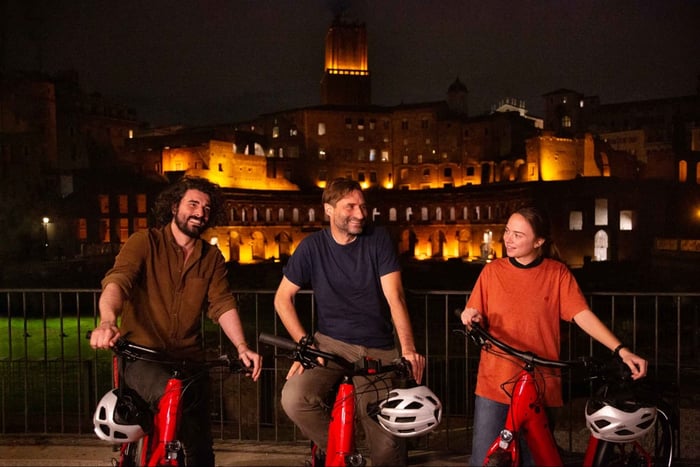 Roma: Cannondale E-Bike kveldstur med valgfri middag