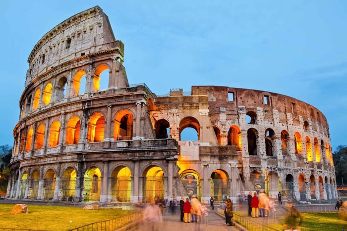 Colosseum by Evening Guided Tour with Optional Arena Access