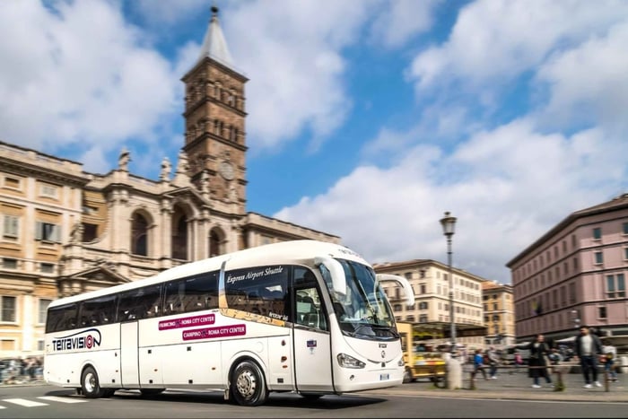 Fiumicino: Bus Transfer to/from Vatican City (Non-stop)