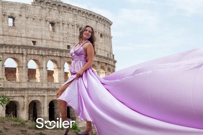 Flying Dress Professional Photoshoot