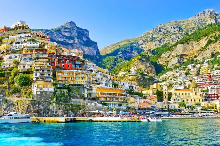 Från Rom: Dagsutflykt till Positano, Amalfikusten och Sorrento