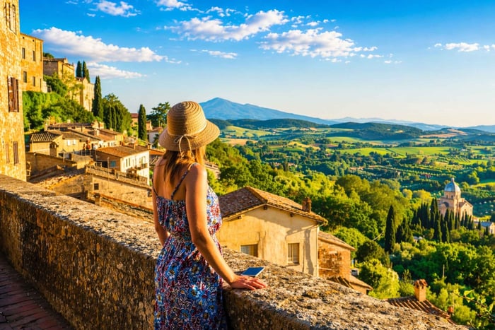Toscana: tour del vino da Roma con Brunello e pranzo