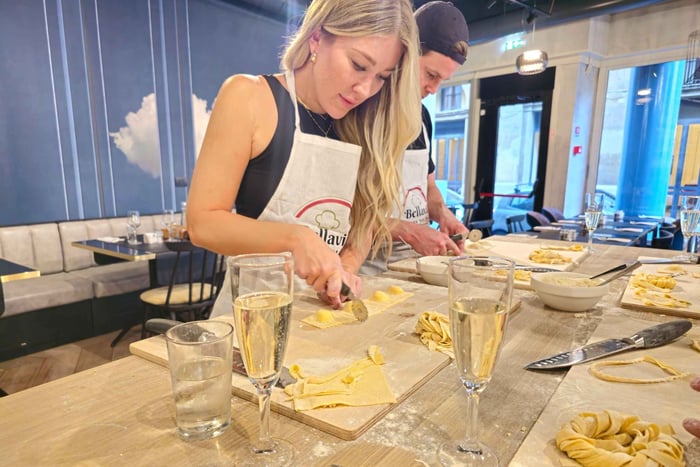 Roma: Corso di cucina di fettuccine, ravioli e tiramisù