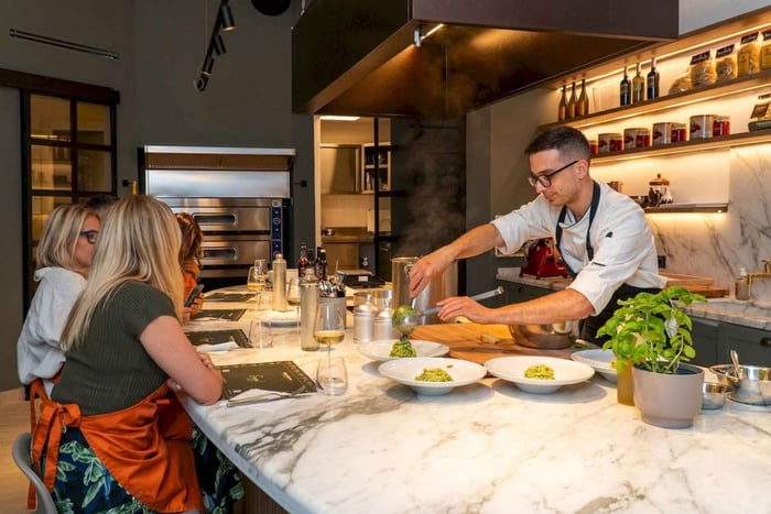 Hands-On Pasta & Tiramisu Class with Unlimited Wine