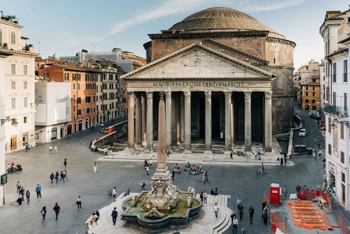 Rom: Audioguidad smart tur i historiska Pantheon och Oculus