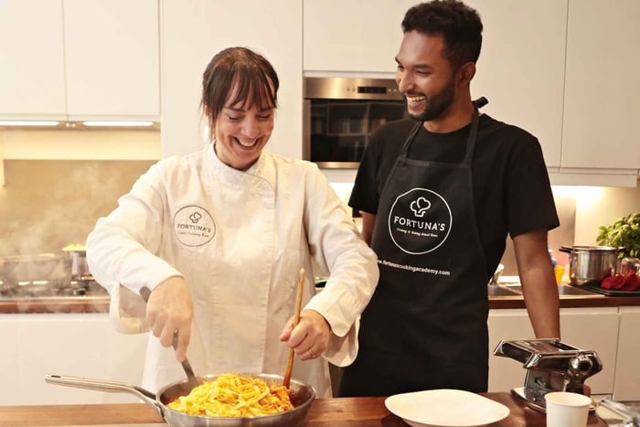 Rom: Gör pasta, tiramisu och gelato som lokalbefolkningen (liten grupp)