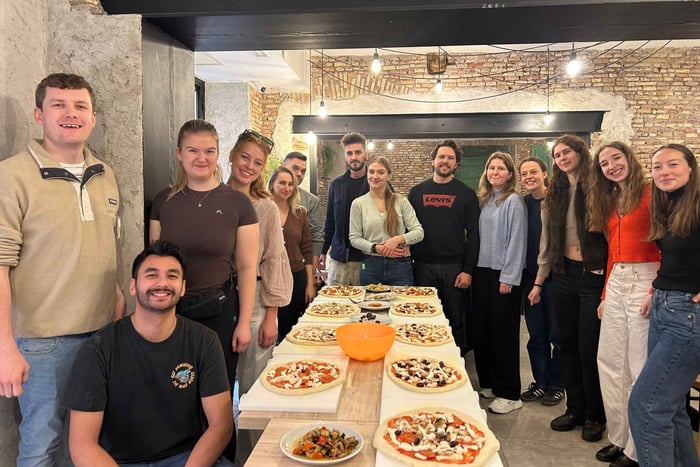 Rom: Pizza- und Tiramisu-Kurs mit Wein, Gelato und Limoncello