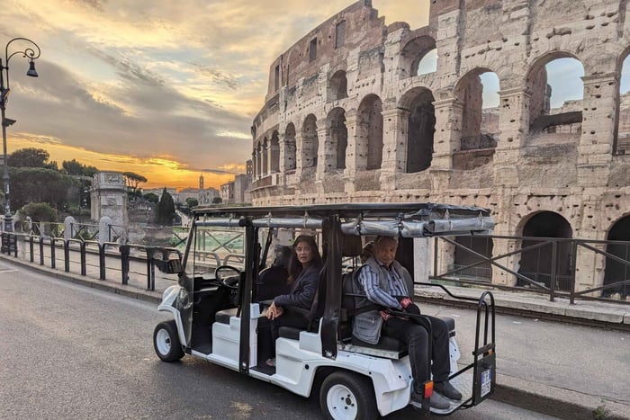 Privétour per golfkar met ophaalservice vanaf je hotel