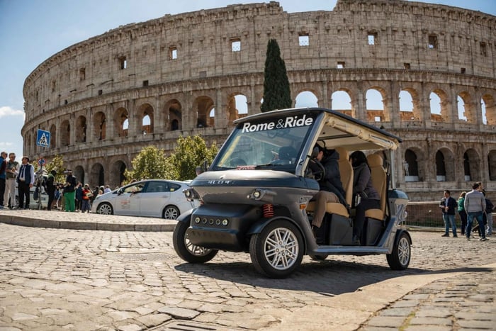 Rome : visite privée des temps forts en voiturette de golf – 3 heures