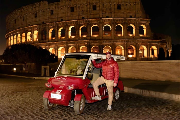 Rome: City Golf Cart at Night Tour