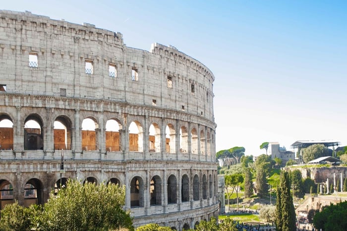 Rome: Colosseum & Forum met audiogids-app - Optionele arena