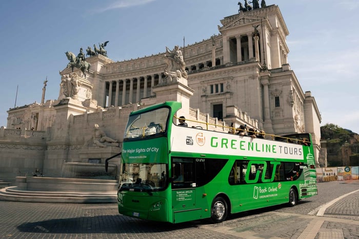 Rome: Panoramic Bus One Run Tour with Audioguide