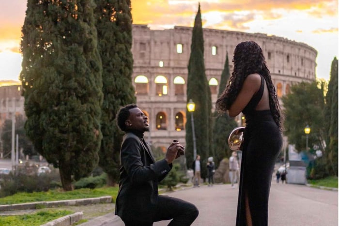 Roma: Sesión de fotos de una proposición romántica