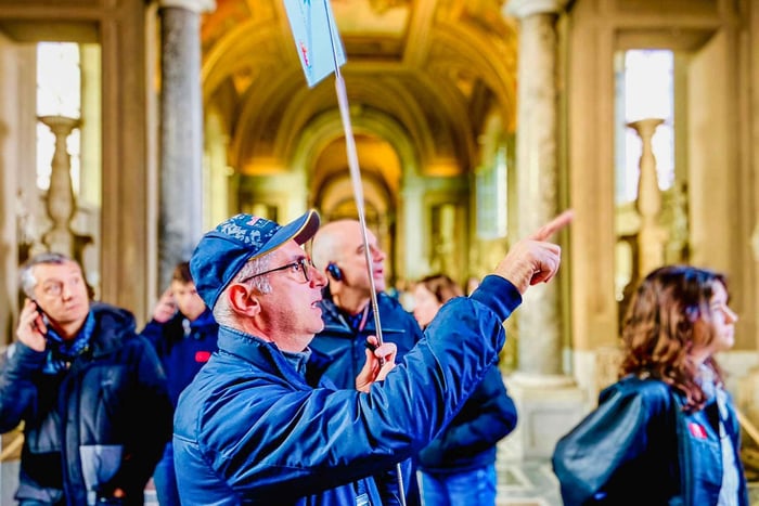 Roma: Sixtinske kapell, Vatikanmuseene og inngang til basilikaen