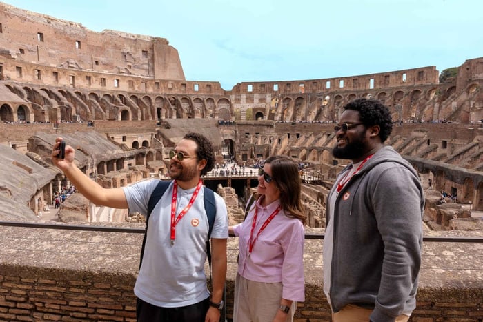 Tour semiprivado por el Coliseo con Foro Romano y monte Palatino