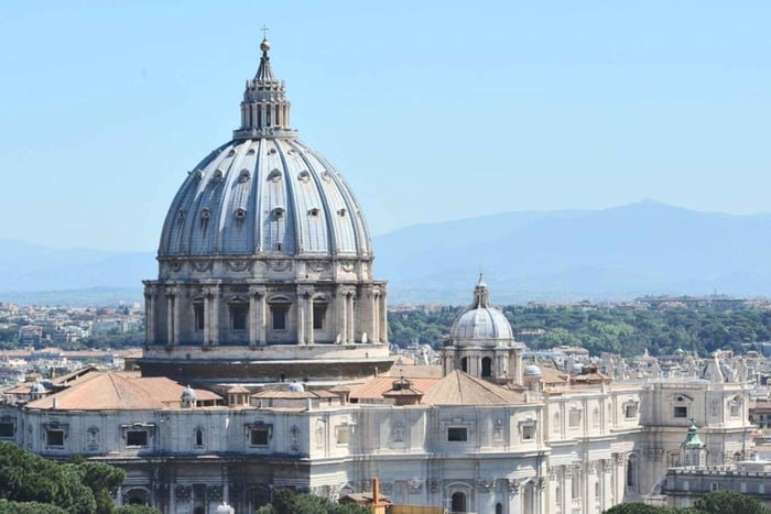 Basílica de São Pedro, acesso opcional à cúpula e aplicativo de áudio de Roma