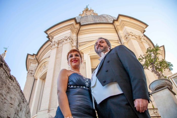 Roma: Terrazza Borromini - Opera all'aperto con aperitivo