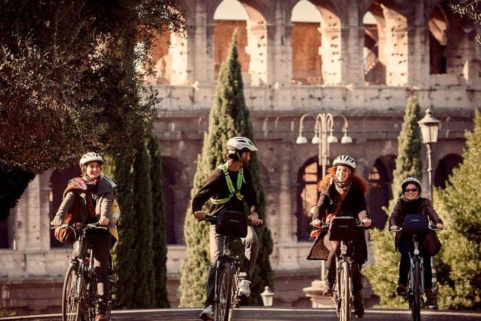 Los 12 puntos más destacados de Roma en una bici eléctrica Cannondale de calidad