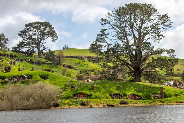 Von Auckland: einfacher Transfer nach Rotorua mit Hobbiton-Tour