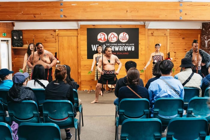 Rotorua: Māori-kulturellt framträdande med dans