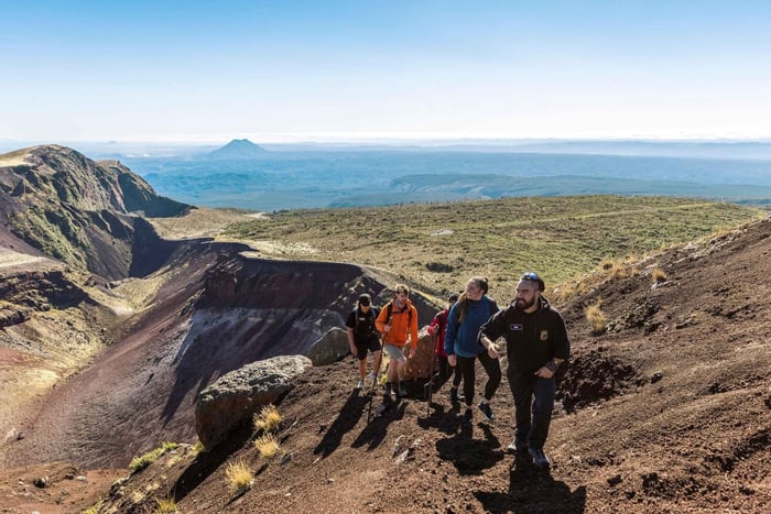Rotorua: Mount Tarawera vulkaniska krater halvdags guidad promenad