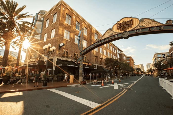 Historischer Rundgang durch das Gaslamp Quarter